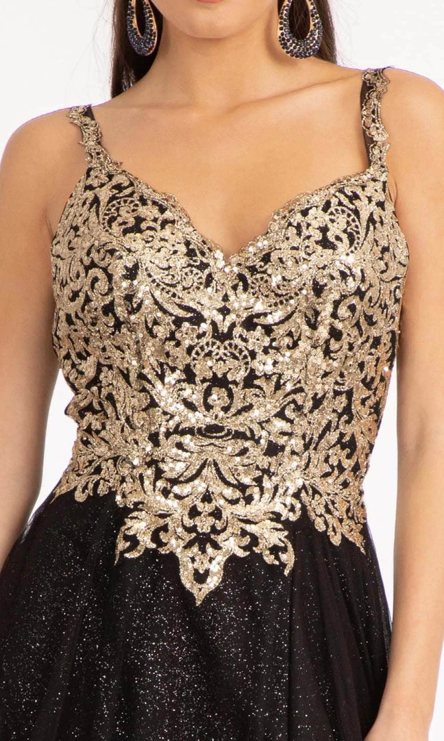 Elizabeth K GL3020 - Sleeveless Low-cut V-neck Long Dress 5 Elizabeth K GL3020 - Sleeveless Low-cut V-neck Long Dress