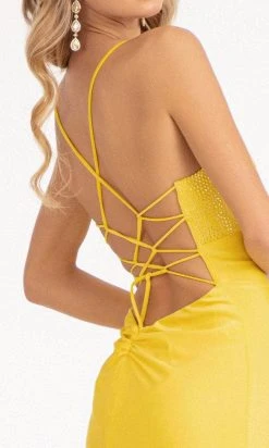 Elizabeth K GL3035 - Lace Up Back Mermaid Prom Dress 29 Elizabeth K GL3035 - Lace Up Back Mermaid Prom Dress