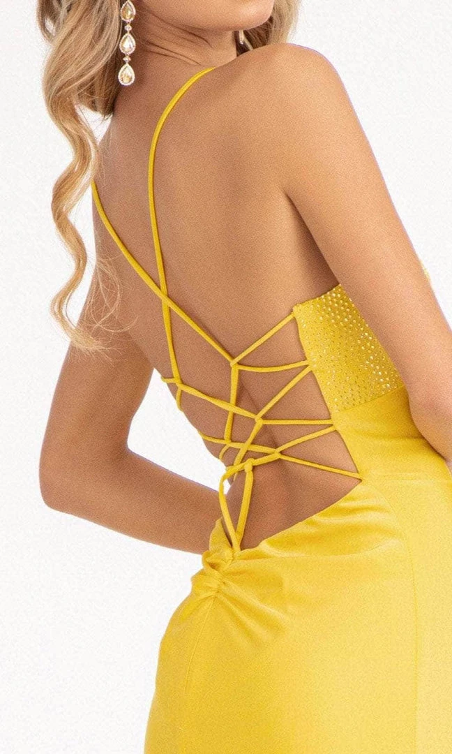 Elizabeth K GL3035 - Lace Up Back Mermaid Prom Dress 16 Elizabeth K GL3035 - Lace Up Back Mermaid Prom Dress