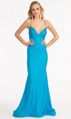 Elizabeth K GL3035 - Lace Up Back Mermaid Prom Dress 21 Elizabeth K GL3035 - Lace Up Back Mermaid Prom Dress