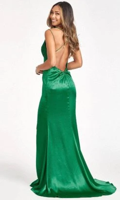Elizabeth K GL3038 - Crisscrossed Back Evening Gown 15 Elizabeth K GL3038 - Crisscrossed Back Evening Gown