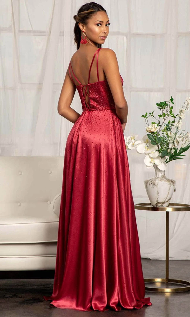 Elizabeth K GL3039 - Beaded Sweetheart A- Line Dress 4 Elizabeth K GL3039 - Beaded Sweetheart A- Line Dress