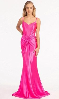 Elizabeth K GL3044 - Draped Satin Mermaid Prom Dress 22 Elizabeth K GL3044 - Draped Satin Mermaid Prom Dress