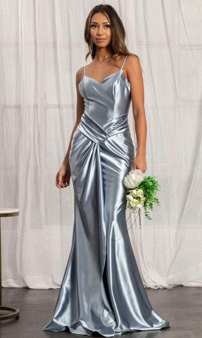 Elizabeth K GL3044 - Draped Satin Mermaid Prom Dress 16 Elizabeth K GL3044 - Draped Satin Mermaid Prom Dress