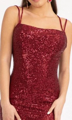 Elizabeth K GL3058 - Fully Sequined Formal Gown