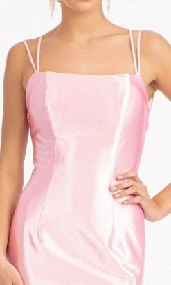 Elizabeth K GL3061 - Lace Up Satin Evening Dress 21 Elizabeth K GL3061 - Lace Up Satin Evening Dress