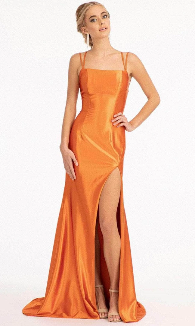 Elizabeth K GL3061 - Lace Up Satin Evening Dress 17 Elizabeth K GL3061 - Lace Up Satin Evening Dress