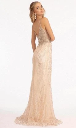 Elizabeth K GL3069 - Sleeveless Embellished Evening Gown