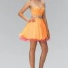 Elizabeth K - GS1108 Bejeweled Sweetheart Neck Tulle Short Dress 1 Elizabeth K - GS1108 Bejeweled Sweetheart Neck Tulle Short Dress