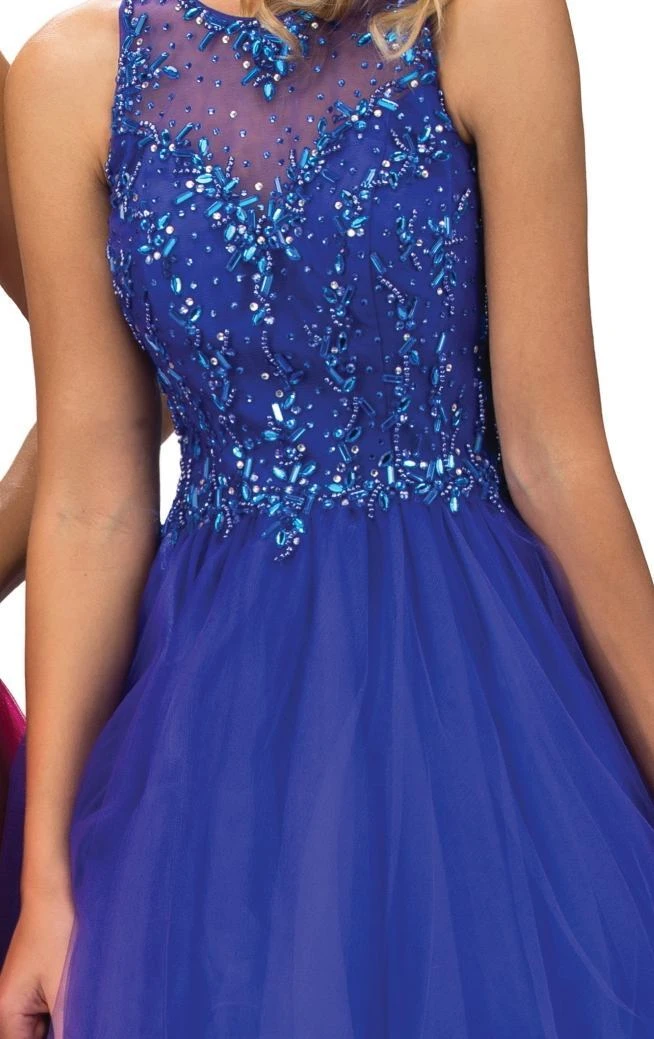 Elizabeth K - GS1405 Beaded Jewel Cocktail Dress 5 Elizabeth K - GS1405 Beaded Jewel Cocktail Dress