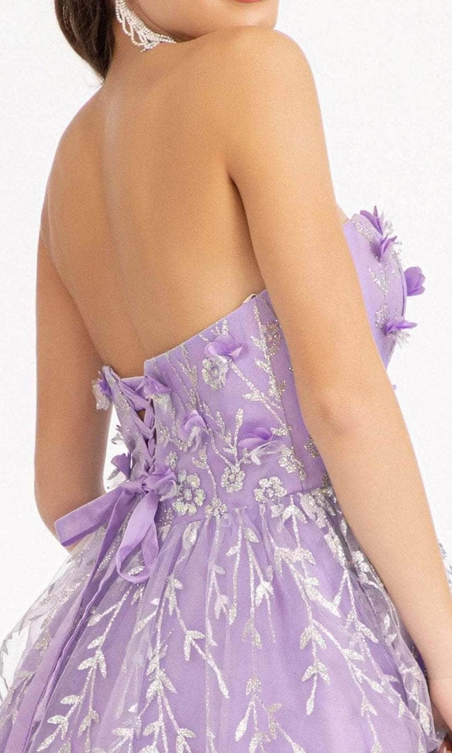 Elizabeth K GS1995 - Strapless Embellished Short Dress 15 Elizabeth K GS1995 - Strapless Embellished Short Dress