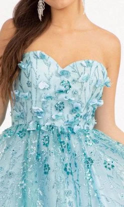 Elizabeth K GS1995 - Strapless Embellished Short Dress 21 Elizabeth K GS1995 - Strapless Embellished Short Dress