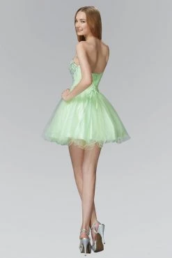Elizabeth K - GS2031 Bejeweled Sweetheart Tulle Dress 5 Elizabeth K - GS2031 Bejeweled Sweetheart Tulle Dress