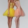 Elizabeth K - GS2034 Jewel Embellished Sweetheart Tulle Dress 2 Elizabeth K - GS2034 Jewel Embellished Sweetheart Tulle Dress