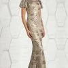 Feriani Couture - 18600 Cowl Sequined Mermaid Gown