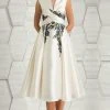 Feriani Couture - 18632 Floral Beaded A-line Dress 1 Feriani Couture - 18632 Floral Beaded A-line Dress