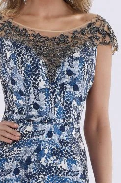 Feriani Couture - 18676 Embellished Floral Evening Dress 8 Feriani Couture - 18676 Embellished Floral Evening Dress