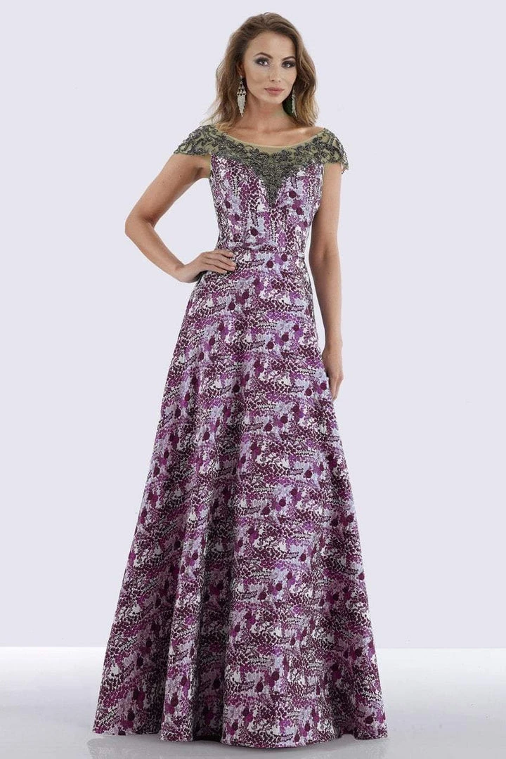 Feriani Couture - 18676 Embellished Floral Evening Dress 6 Feriani Couture - 18676 Embellished Floral Evening Dress