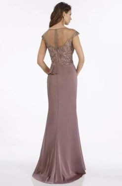 Feriani Couture - 18860 Embroidered Illusion Sheath Dress 6 Feriani Couture - 18860 Embroidered Illusion Sheath Dress