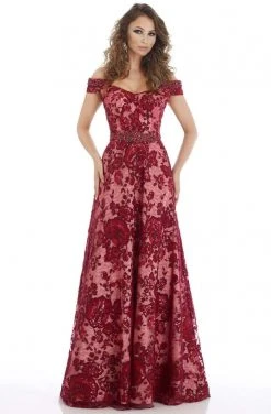 Feriani Couture - 18875 Bead Ornate Off Shoulder Embroidered Gown