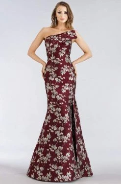 Feriani Couture - 18955 Embroidered Strapless Trumpet Gown