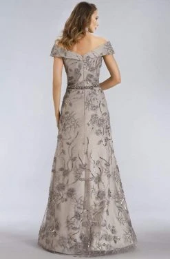 Feriani Couture - 18960 Draping Foldover Accented Off Shoulder Gown