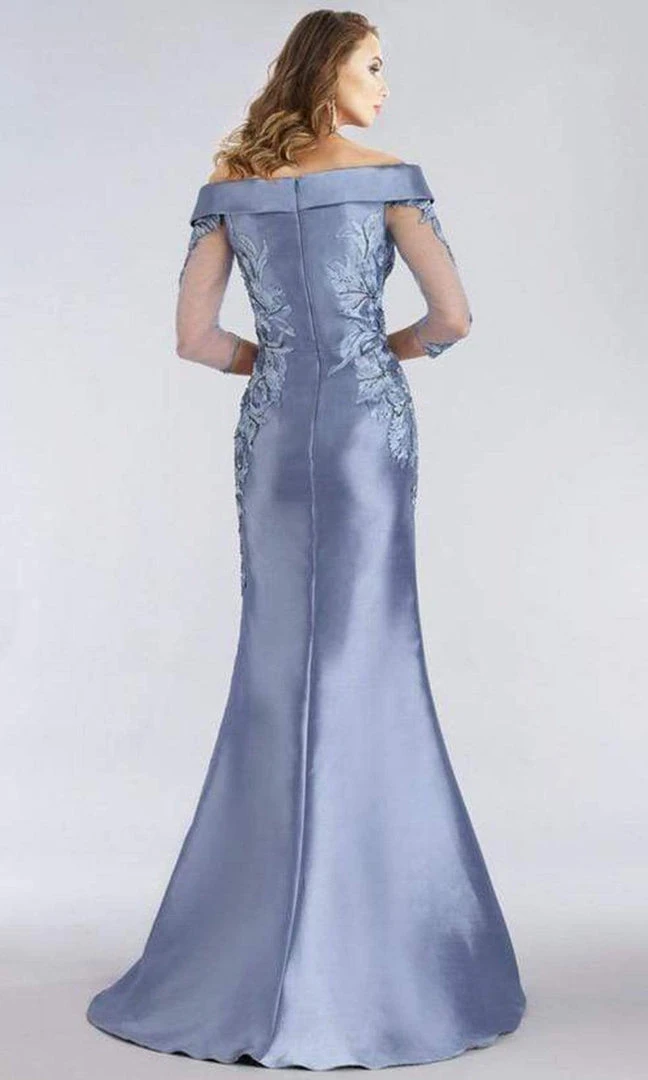 Feriani Couture - 18971 Embroidered Off-Shoulder Trumpet Dress 4 Feriani Couture - 18971 Embroidered Off-Shoulder Trumpet Dress