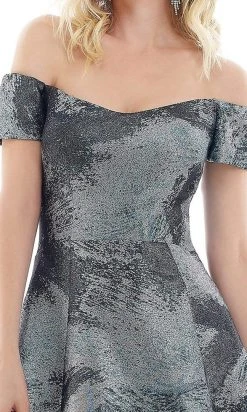 Feriani Couture - 20111 Off-Shoulder A-Line Evening Gown