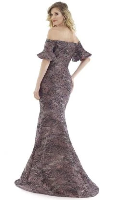 Feriani Couture - 20114 Off Shoulder Mermaid Dress With Train