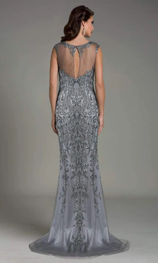 Feriani Couture - 26154 Embellished Sleeveless Evening Gown 4 Feriani Couture - 26154 Embellished Sleeveless Evening Gown