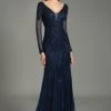 Feriani Couture - 26217 Sequined Sheer Evening Gown 2 Feriani Couture - 26217 Sequined Sheer Evening Gown
