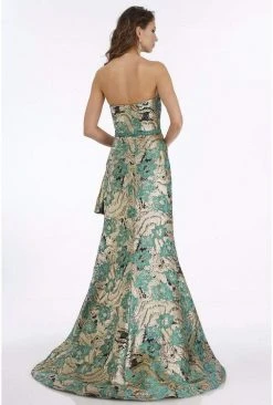 Feriani Couture - 26298 Embellished Strapless Trumpet Dress