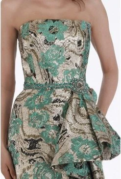 Feriani Couture - 26298 Embellished Strapless Trumpet Dress