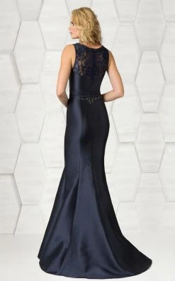 Feriani Couture Embellished V-neck Mermaid Dress 18611