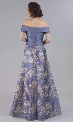 Gia Franco - 12104 Pleated Bod Embellished A-LINE GOWN