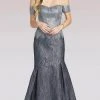 Gia Franco 12150 - Asymmetrical Flare Evening Dress