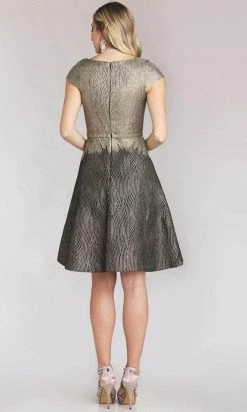 Gia Franco 12151 - Patterned A-Line Cocktail Dress 5 Gia Franco 12151 - Patterned A-Line Cocktail Dress