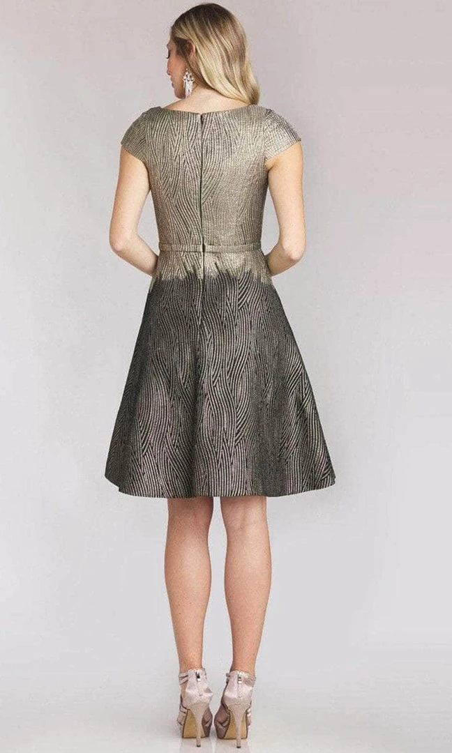 Gia Franco 12151 - Patterned A-Line Cocktail Dress 4 Gia Franco 12151 - Patterned A-Line Cocktail Dress