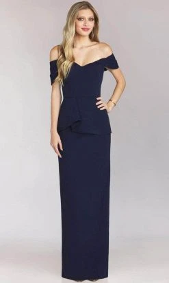 Gia Franco 12201 - Sweetheart Peplum Column Formal Gown