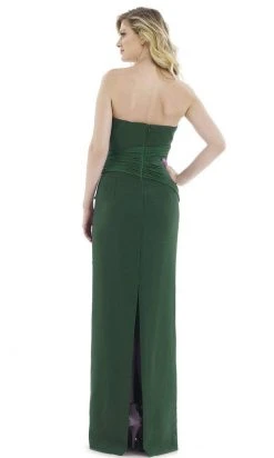 Gia Franco - 12985 Strapless Pleated Sheath Dress