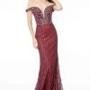 GLS By Gloria - GL1818 Plunging Off Shoulder Jeweled Mermaid Gown 1 GLS By Gloria - GL1818 Plunging Off Shoulder Jeweled Mermaid Gown