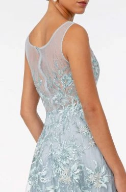 GLS By Gloria - GL2979 Embroidered Bateau A-Line Gown 9 GLS By Gloria - GL2979 Embroidered Bateau A-Line Gown