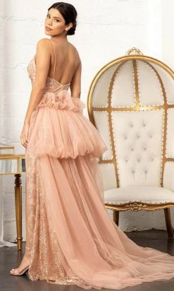 GLS By Gloria GL3004 - Sleeveless Scoop Neck Evening Gown