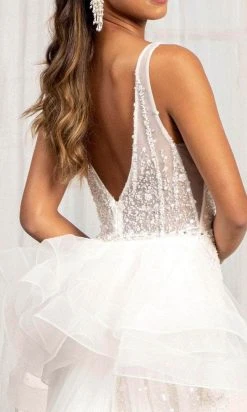 GLS By Gloria GL3014 - Sleeveless V-Neck Wedding Dress