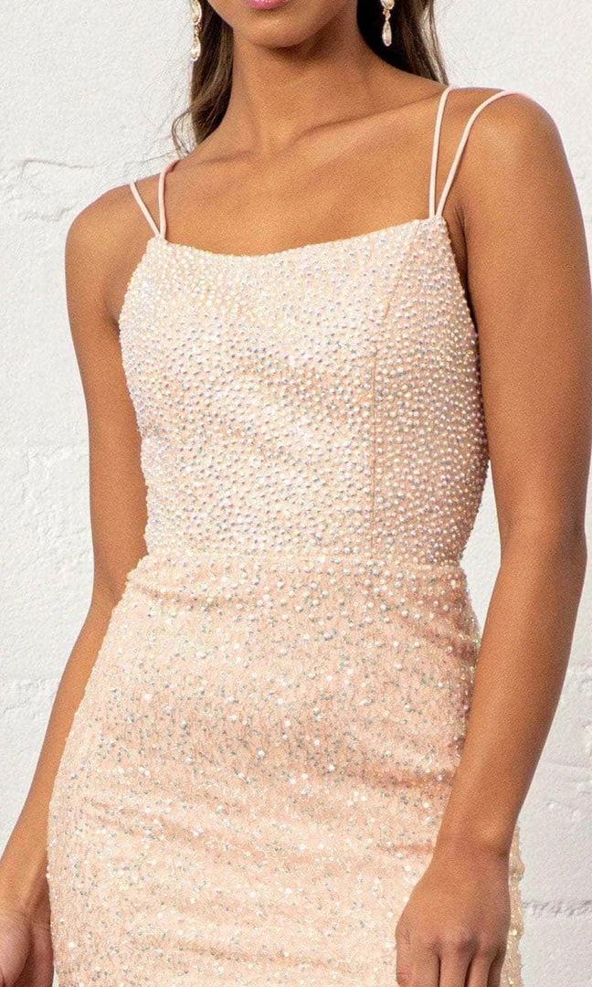 GLS By Gloria GL3052 - Dual Straps Embellished Evening Gown 8 GLS By Gloria GL3052 - Dual Straps Embellished Evening Gown