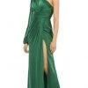 Ieena Duggal 11251 - One Shoulder Ruched Evening Gown