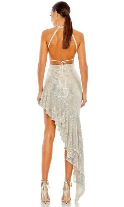 Ieena Duggal 11274 - Halter Cutout Asymmetric Evening Dress 9 Ieena Duggal 11274 - Halter Cutout Asymmetric Evening Dress