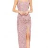 Ieena Duggal 11279 - Halter Neck Sequined Evening Dress 2 Ieena Duggal 11279 - Halter Neck Sequined Evening Dress