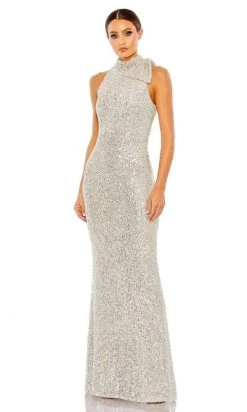 Ieena Duggal - 11280 Sequin Bow Accent Halter Gown 9 Ieena Duggal - 11280 Sequin Bow Accent Halter Gown
