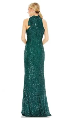 Ieena Duggal - 11280 Sequin Bow Accent Halter Gown 7 Ieena Duggal - 11280 Sequin Bow Accent Halter Gown